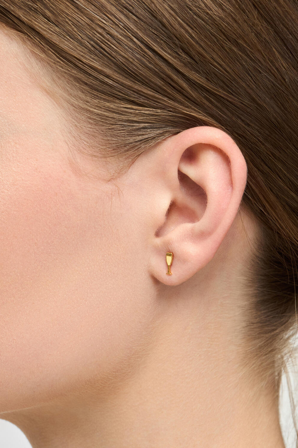 Pop ørestik - forgyldt